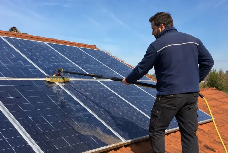 Nettoyage et entretien de panneaux solaires à Saivres